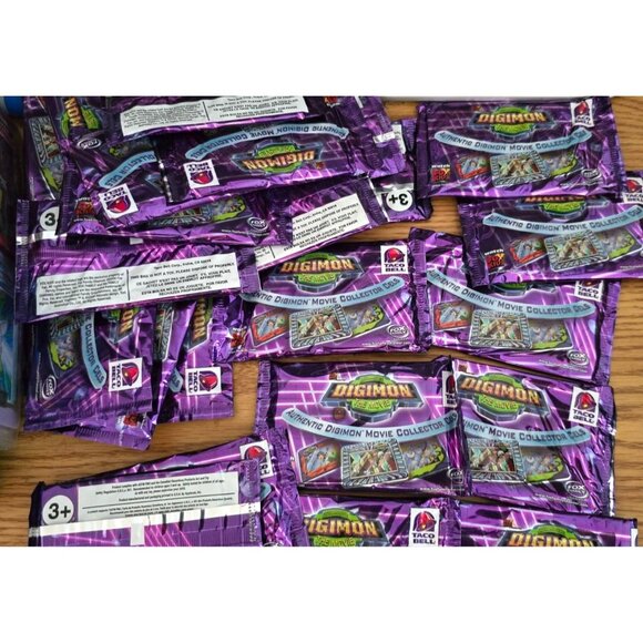 Digimon The Movie Taco  Bell Authentic Digimon Movie Collector Cells NEW UNOPENE - Picture 1 of 1